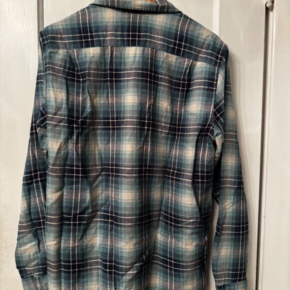 J Crew Cotton-hemp blend twill camp-collar shirt * sz Medium - Picture 3 of 6